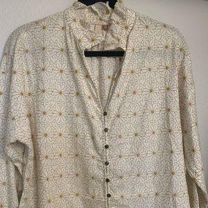Anthropologie embroidered blouse